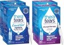 TheraTears Nighttime Therapy Lubricant Eyedrops for Dry Eyes, Preservative Free, シングルユースバイアル, クリア, 60 カウント, 0.6 Fl Oz with TheraTears Eye Drops for Dry Eyes, 60 カウントシングルユースバイアル