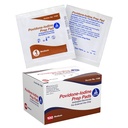 Dynarex Povidone-Iodine Prep Pads、Povidone Iodine 10%、Prepping Prior Minorのプロシージャ、媒体、100のプレップ パッドの1つの場合に使用する医学等級の防腐ワイプと飽和しました