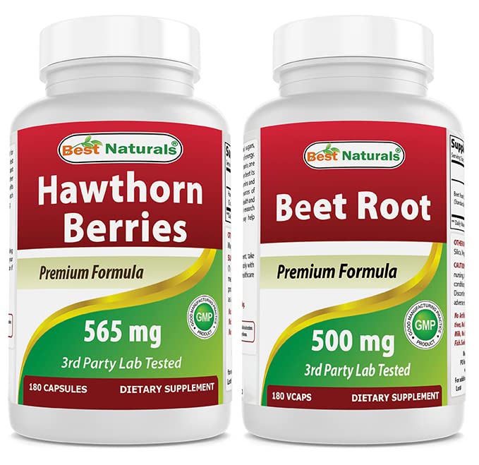 Hawthornベリー565mg&ビートルートパウダー500Mg