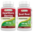 Hawthornベリー565mg&ビートルートパウダー500Mg