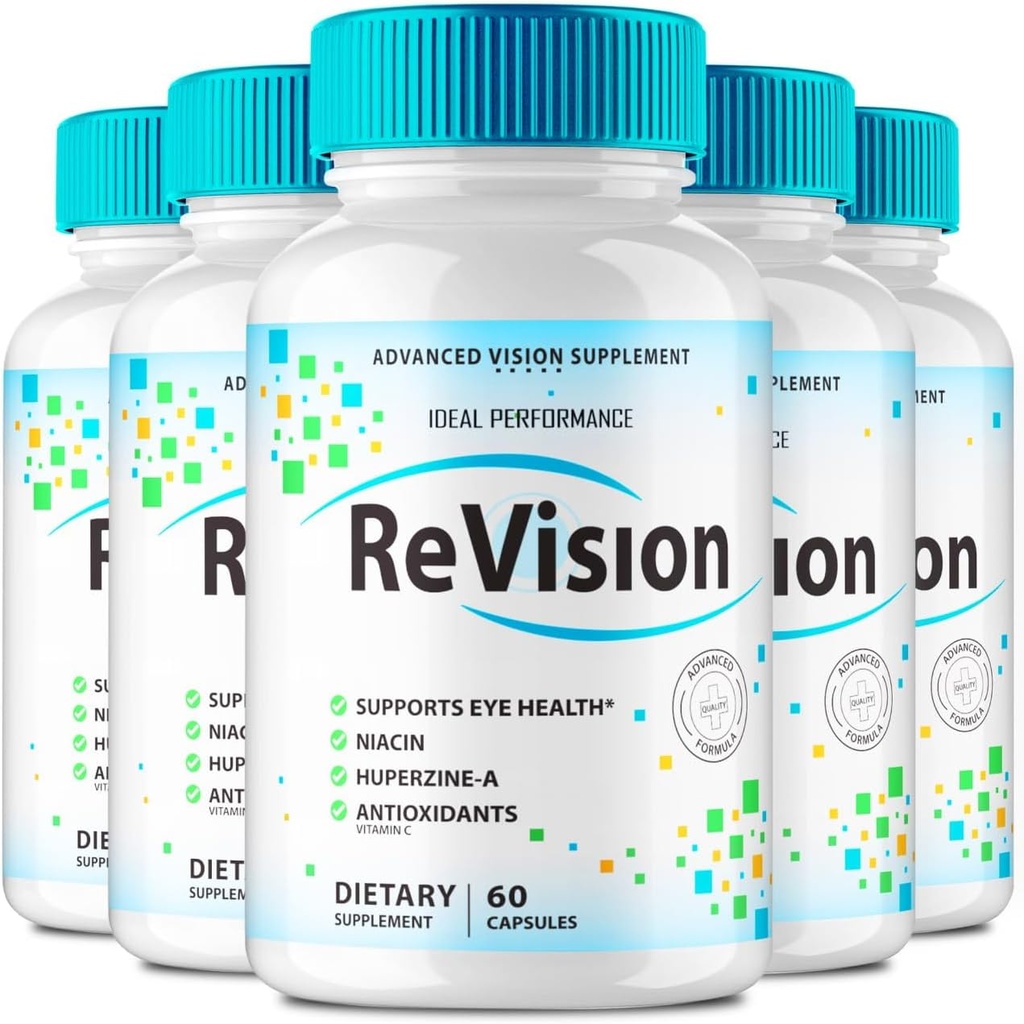 IDEAL PERFORMANCE (5 パック) Revision Eye Supplement Pills Advanced Vision 2.0 Eye Care Complex Vitamin Capsules Pro (300 カプセル)