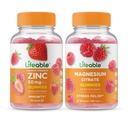 通気性亜鉛50mg +マグネシウム、グミーバンドル - 偉大なテイスティング、ビタミンサプリメント、グルテンフリー、GMOフリー、Chewable Gummy