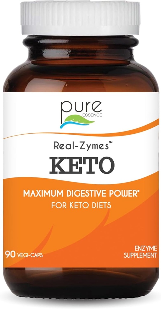 Real-ZymesTM KETOの消化酵素は、より良い消化のためのプロバイオティクスと補う - ブロッティング、ガス、ベルチング、Diarrhea、便秘、IBSなどの救済のための自然なサポート - 90キャップ