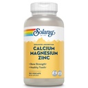 SOLARAYカルシウムマグネシウム亜鉛サプリメント - カルシウム1000mg、マグネシウム500mg - 骨の健康、筋肉機能、心の健康と免疫サポート - ビーガン、60日保証、62給餌、250ベジキャップ