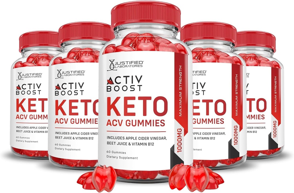 正当化された実験室(5のパックのActivboost Keto Acv Gummiesの高度の方式1000MGの活動的なブーストはPomegranateのビート ジュースの粉B12ビーガン非GMO 300のGummysと方式しました