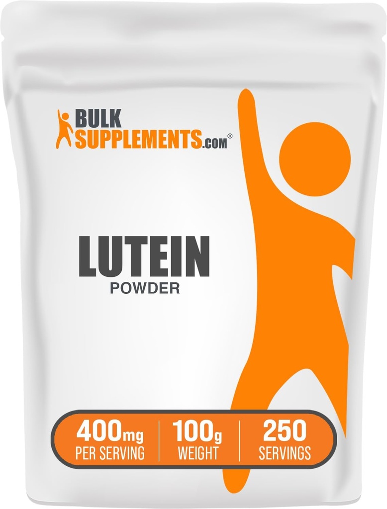 BulkSupplements.com ルテインパウダー - Marigold花エキス、アイサプリメント、ルテイン20mg - 抗酸化物質、グルテンフリー、給餌あたり400mg、100g(3.5オンス)(パッケージ1)