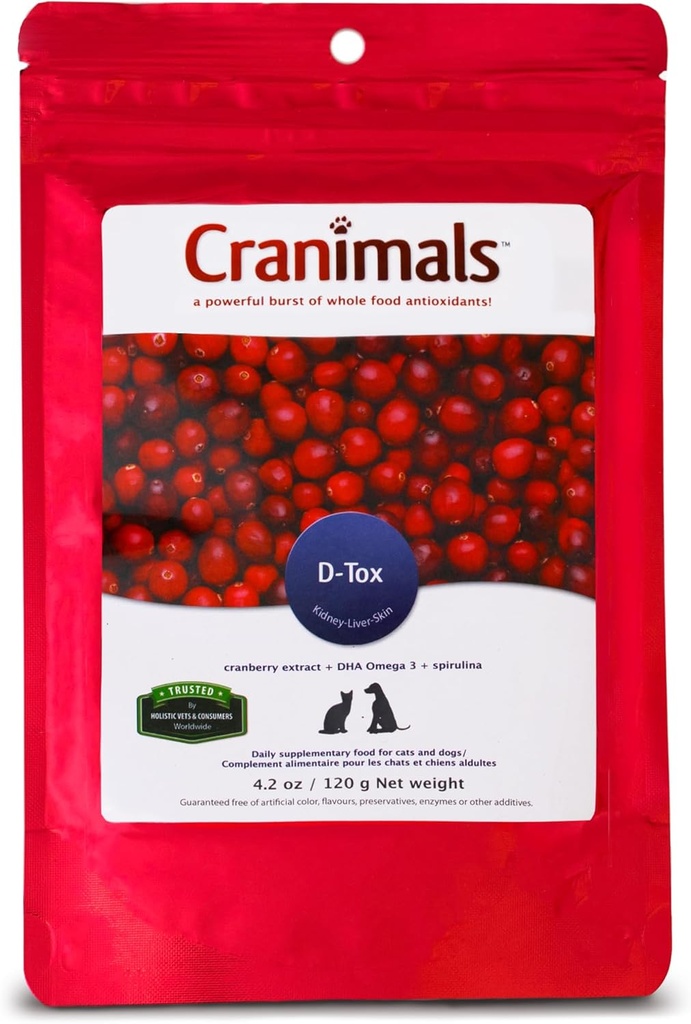 犬のためのCranimals D-Toxの補足、4.2 oz