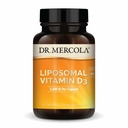 Dr. Mercola Liposomal Vitamin D3 - ハート、骨と免疫の健康をサポート - 5,000 IU / サービング - 非GMO、大豆フリー&グルテンフリー - 30カプセル(30サービング)