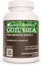 Remedy's Nutrition Gotu Kola(Brahmi)  1,000mg、60ビーガンカプセルハーブ栄養補助食品  2ヶ月の供給