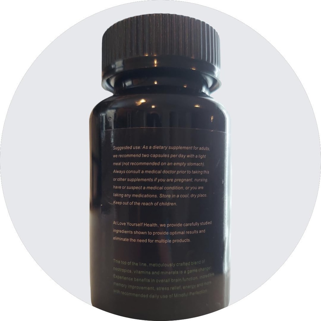 マインドフルパーフェクトプレミアム向知性脳サプリメント、改善された認知機能、焦点、記憶及びエネルギーのための90Count 45日の供給