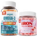ビーガンアイアングミーサプリメントビーガンオメガ3グミー1280mg