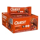 Quest Nutrition Crispy Chocolate Caramel Pecan Hero Protein Bar, 15g Protein, 1g Sugar, 3g Net Carb, グルテンフリープロテインスナック, Keto Friendly, 12カウント