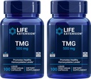 ライフエクステンションTMG 500mg、100液体ベジキャップ(パッケージ2) - トリメチルグリシン(グリシンベテーヌ)サプリメント - グルテンフリー、非GMO、ベジタリアン