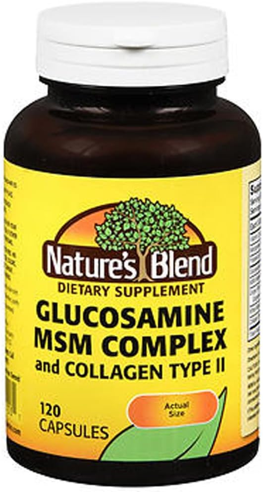 自然のブレンドGLUCOSAM/MSM CMPLX TB 120、079854011531