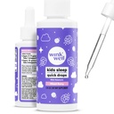 ウィンクウェルキッズ液体メラトニンドロップ - 天然の赤ちゃんの眠りは、トドルスリープエイド1mg/サービングなしの適応性子供用液体メラトニン - 2オズ