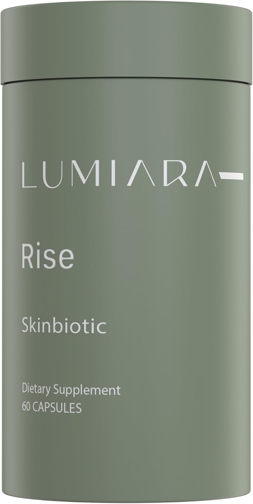 Lumiara Rise Skinbiotic - すべての年齢及び皮のタイプの女性のための美のブースト、Gutの健康な皮の補足-化学薬品の自由な、残酷な自由、植物によって基づくコラーゲンのブースター-米国で- 60のカプセル