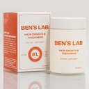 BEN'S LAB 髪の毛の成長と厚さのサプリメント 毛を薄く | より厚く見える髪のための高度な韓国の頭皮ケア | 60錠 | 1ヶ月の供給。
