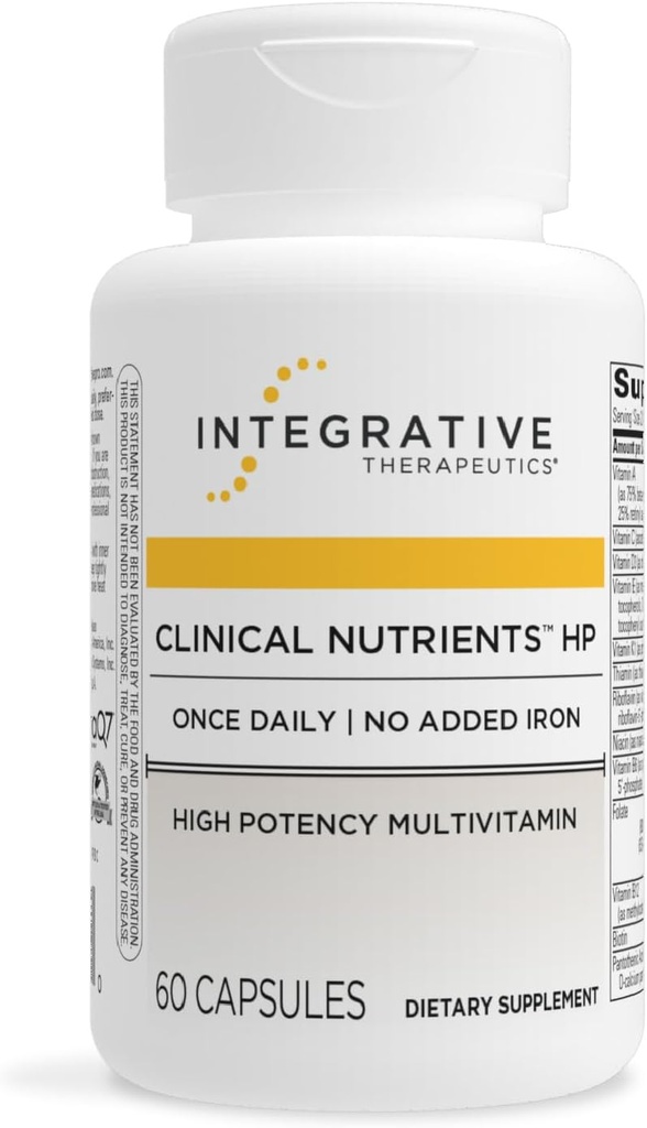 Integrative Therapeutics 臨床栄養素 HP - Vital Nutrients のための毎日のマルチビタミン - 男性と女性のための酸化防止サポート* - なしの鉄 - 乳液フリー - 60 カウント(30 回のサービング)