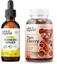 ワイルド&オーガニックターメリックジンジャーTincture 2 fl oz&Tartチェリーグミー