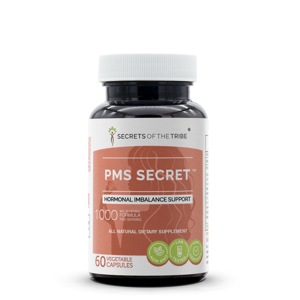 PMSの秘密60のカプセル、1000のmg、黒いコホッシュ、クランプ、ヴィテックス、バレリアン、タンポポ、セントジョンズワート。 ホルモン不均衡サポート(60カプセル)