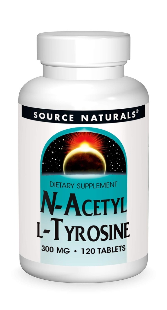 Source Naturals N-Acetyl L-Tyrosine Dietary Supplement - 120 Tablets