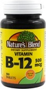Nature'sブレンドビタミンB-12 500 mcg 100錠