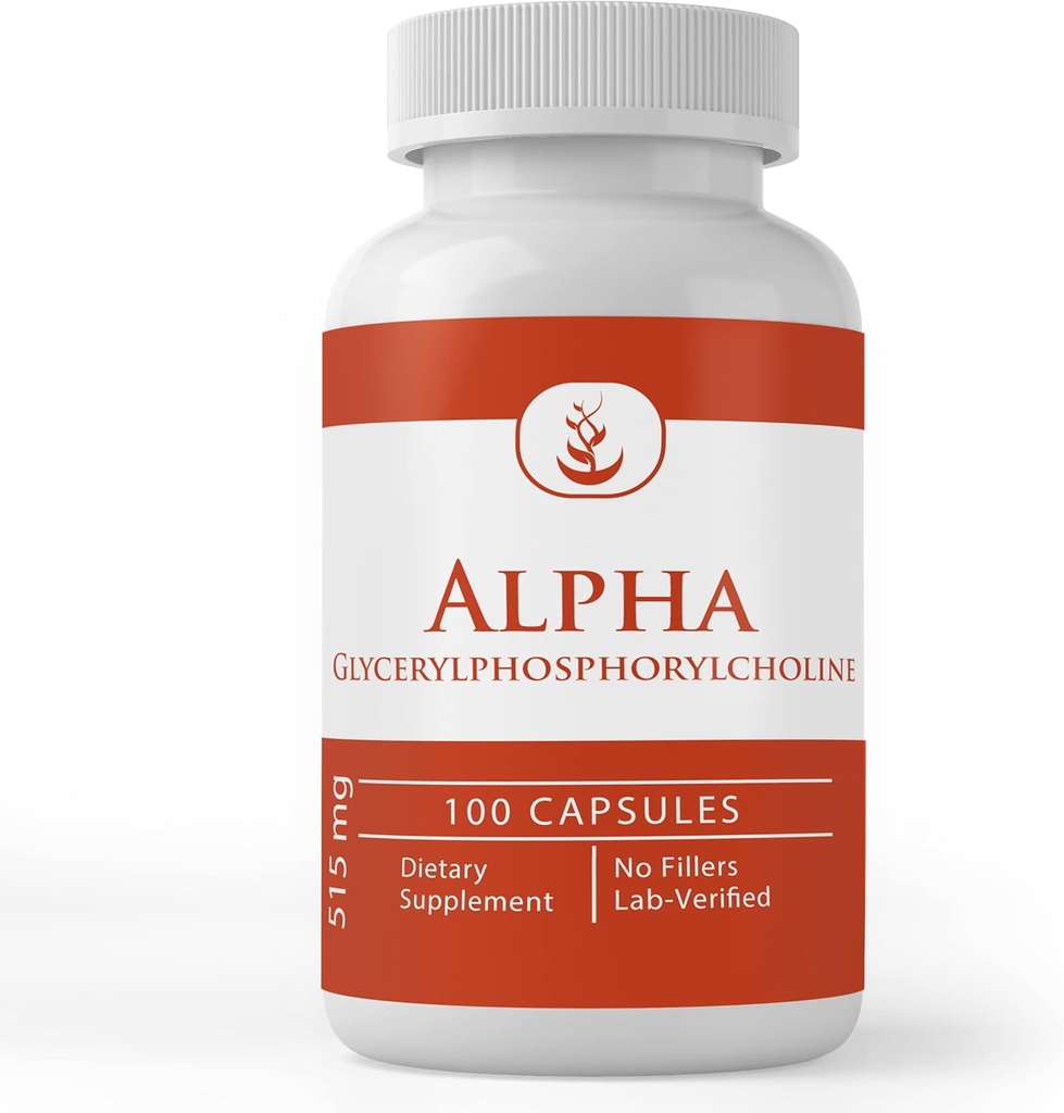 純粋な元の INGREDIENTS アルファ グリセリルホスホスピリルコリン(アルファ GPC)、(100 カプセル) 常に純粋で、添加物か注入口、実験室は確認しました