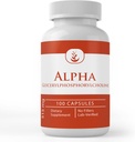 純粋な元の INGREDIENTS アルファ グリセリルホスホスピリルコリン(アルファ GPC)、(100 カプセル) 常に純粋で、添加物か注入口、実験室は確認しました