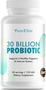 Gut Probiotic 30 Billion CFU with DE111® & 10 Strains - 消化器の健康、免疫システムサポート、強化栄養素吸収 - Non-GMO、30 ベジタリアンカプセル