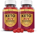 正当な研究所 (2 パック偉大な結果 Keto ACV Gummies 1000MG と Pomegranate ジュースのビートルート B12 120 ガミー