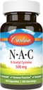 Carlson Labs NAC N-Acetyl Cysteine, 500mg, 60 Capsules