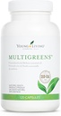 Young Living MultiGreens Capsules - 120 ct Essential Oils - Boost Vitality & Support Glandular, Nervous, Circulatory Systems - Herbal Supplement with Revitalizing Oils