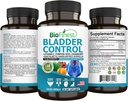 男性と女性のためのBioFinest膀胱コントロールサプリメント - 120ベジス。 カプセル - Palmetto、クランベリー、カボチャ種子、ビタミンE、ボスウェリア、タンポポアロ - 尿路膀胱の健康 - アメリカ製