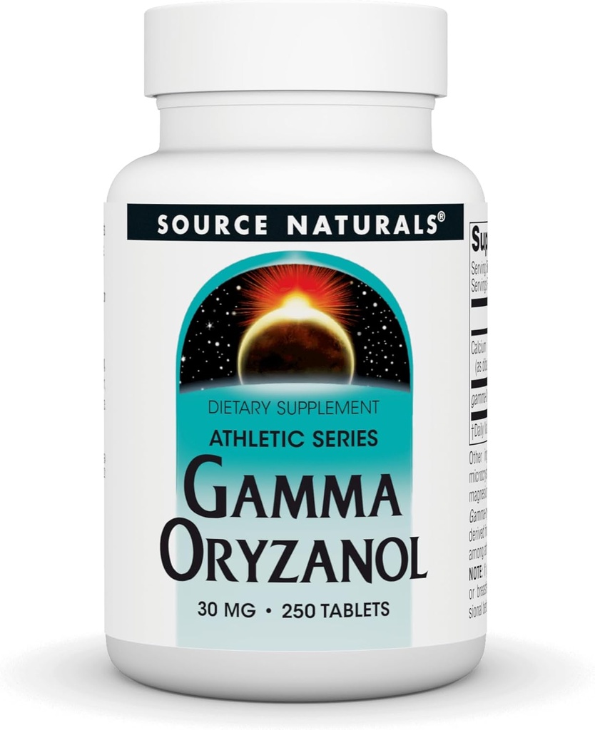 源のNaturals Gamma Oryzanolのアスレチック シリーズ サプリメント、30 MG - 250のタブレット