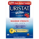 Uristatの超UTIの痛みの軽減のタブレット、Urinary苦痛の速い尿路の伝染の救助、燃える、緊急事態、最高の強さ、クランベリーの味付けされたコーティング、30のタブレット