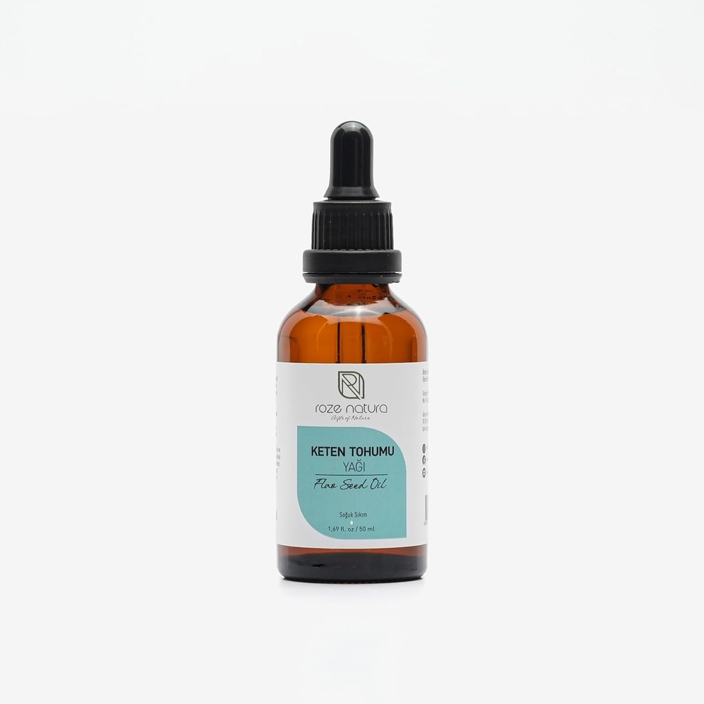 冷間プレス食品グレード 亜麻仁油、1.69 oz(50ml)|Dyes or sake |%100 Pure | Non-GMO、無添加、アンバー