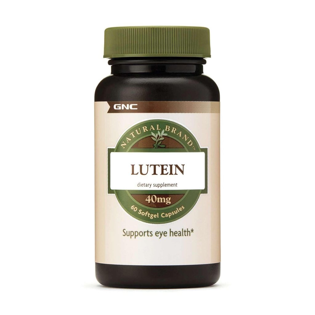 GNC Lutein 40mgは、目の健康、60のSoftgelsを支えます