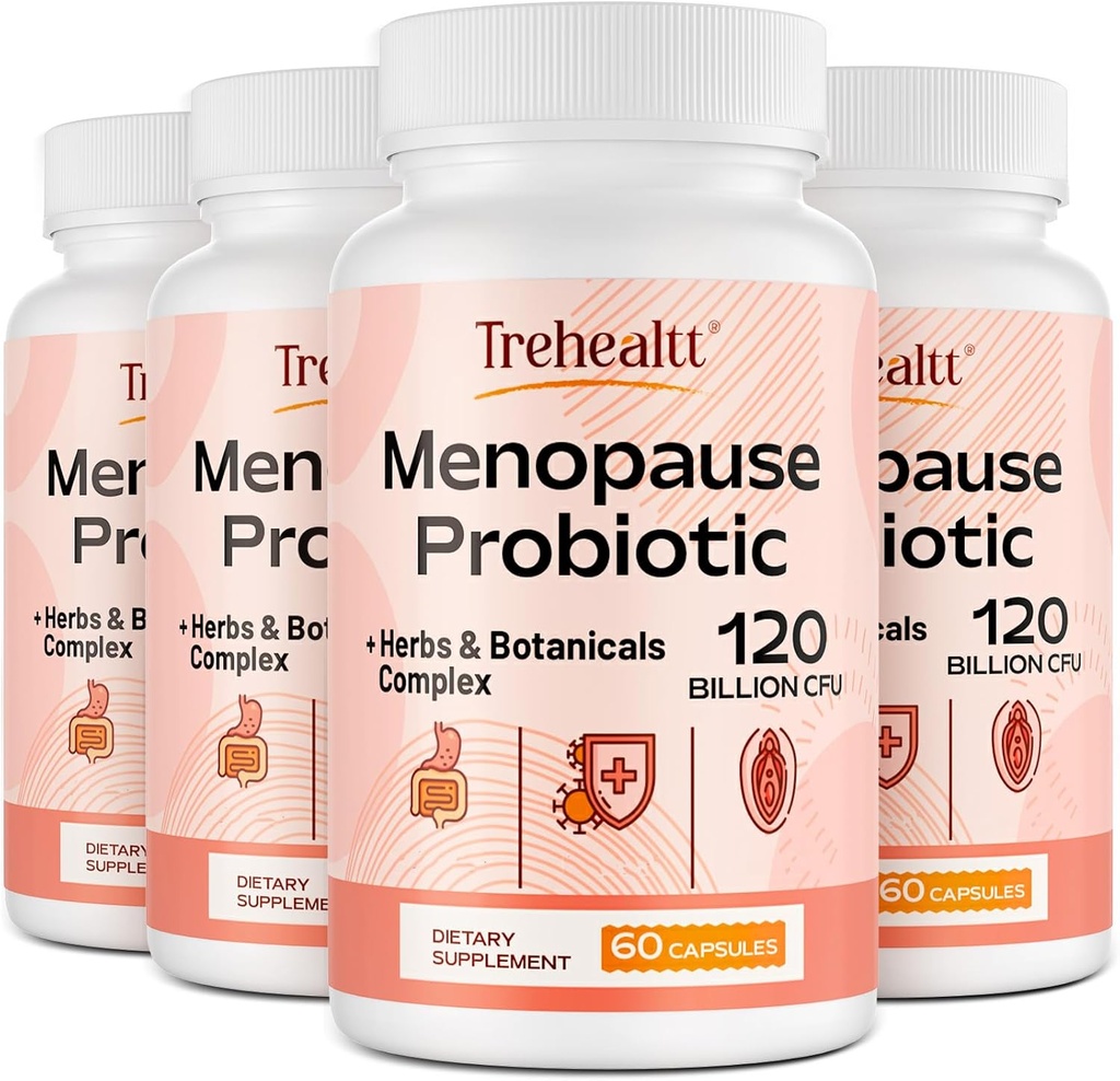 女性のための更年期のサプリメント, 120 Billion CFU Probiotic, 13-in-1ハーブ&ボタニカルコンプレックス, ホルモン更年期のために, ホットフラッシュ, 夜の汗, 気分のスイング, 睡眠障害, ビーガン, 240 カプセル