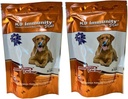 アロハ薬用 - K9免疫プラス - 犬30-70ポンドのための強力な免疫ブースター - 認定有機 - キノコ強化サプリメント - 獣医推奨犬の健康補助食品 - 60咀嚼2パック