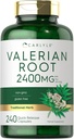 Carlyle Valerian Root カプセル 2400mg | 240 カウント | ハーブ エキスの補足 | 非GMO、グルテンフリー
