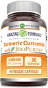 アメイジングフォーミュラ サービングあたりバイオペリン3000mgとターメリッククルクミン | 90 Veggie Capsule Supplement | Non-GMO | グルテンフリー | アメリカ製