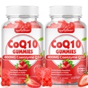大人のためのsoftbear CoQ10のグミー400mgの補酵素Q10の補足、Omega-3、マグネシウム、細胞エネルギー及び酸化防止のためのビタミンB3及び亜鉛、いちごの味120の計算