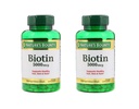 2つの自然のボウンティ® ビオチン5000 mcg、150 Softgelsのセット