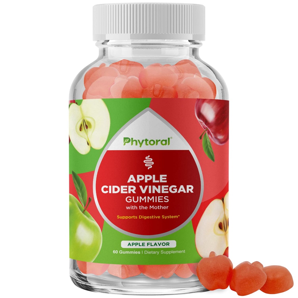 アップルサイダー 母親とグミ - 免疫サポート消化管の健康とエネルギーサポートサプリメントのための大人のための母親とACVグミ - アップルサイダービネガー大人のビタミン