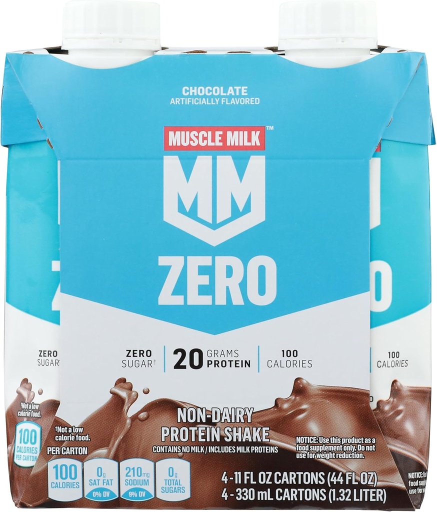 Cytosport 筋肉ミルク 100 カロリーの栄養物の飲み物、チョコレート、11 の Fl Oz (パック 4)