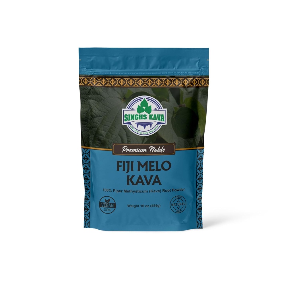 SINGHS Premium Quality Noble Fijian Kava Root Powder (WAKA) (16 Ounce (Pack of 1))