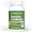 Herbsforever Garcinia Cambogia Extract Supplement | ヘルシーなライフスタイルと重量管理をサポート | ナチュラルハーブフォーミュラ | 大人の90のベジタリアンカプセル