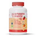 SmartyPantsはMultivitaminのグミーをからかいます:Omega 3の魚油(EPA/DHA)、ビタミンD3、C、ビタミンB12、B6、A、免疫サポートのためのK及び亜鉛、Biotin、グルテンフリーの3つのフルーツの味、120の計算(30日の供給)