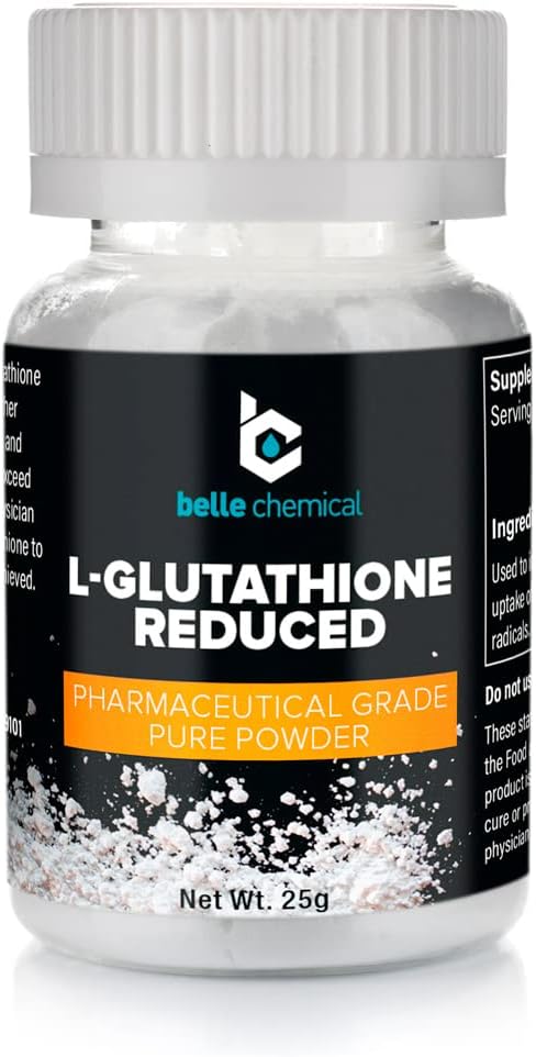 Pure L-Glutathione Reduced Pharmaceutical Grade (25 Grams)