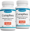 EuroMedica Curaphen - 循環&エンドルフィンサポートのためのクルクミンサプリメント - 機会不快感のサポート - エイド健康な筋肉 - 120カプセル、2パック(240カプセル)